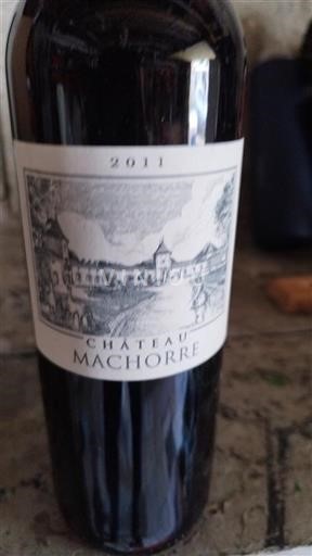 Bordéus Não especificado Château Machorre 2011