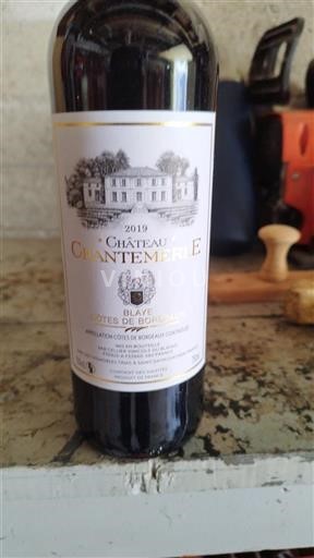 Bordeaux Blaye-Côtes-de-Bordeaux Château Chantemerle 2019