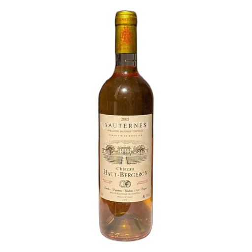 Bordeaux Sauternes Château Haut-Bergeron 2005