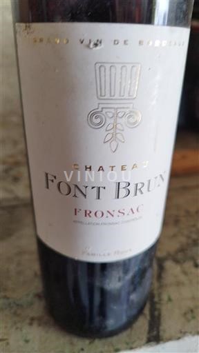 Bordeaux Fronsac Château Font Brun Non-Vintage