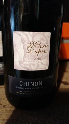 Loiredalen Chinon Marie Dupin 2015
