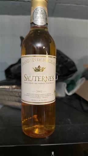 Bordeaux Sauternes Dulong Frères et Fils 2002
