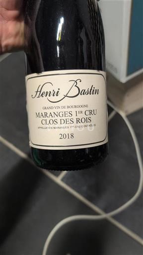 Burgundi Määrittelemätön Premier Cru Henri Bastin Clos des Rois 2018