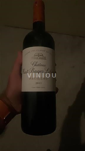 Bordeaux Pauillac Grand Cru Château Haut-Bages Libéral 2011