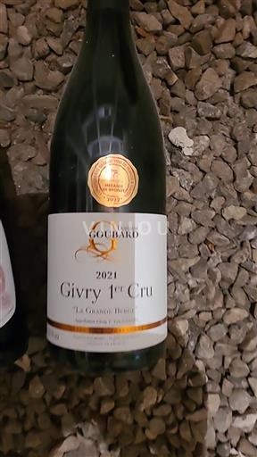 Bourgogne Premier Cru Domaine Goubert La Grande Berge 2021
