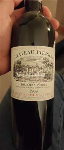 Bordeaux Bordeaux Supérieur Château Pierrail 2018