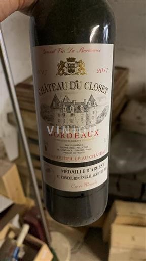 Bordeaux Château Closot Magalie 2017