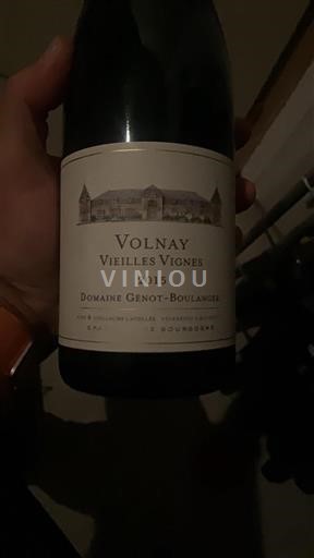 Borgoña Volnay Domaine Génot-Boulanger Vieilles Vignes 2015