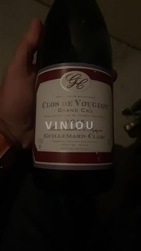 Borgoña Clos-de-vougeot Grand Cru Guillemard-Clerc 2016