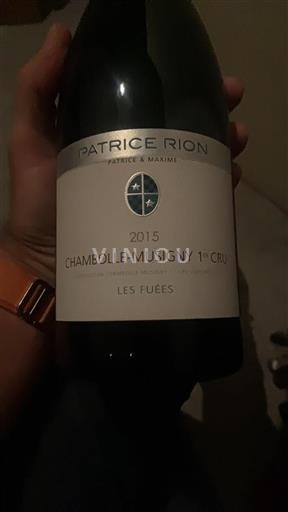 Burgundsko Nespecifikováno Premier Cru Patrice Rion Les Fuées 2015