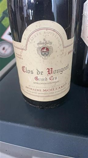 Bourgogne Clos-de-vougeot Grand Cru Domaine Moillard 2004