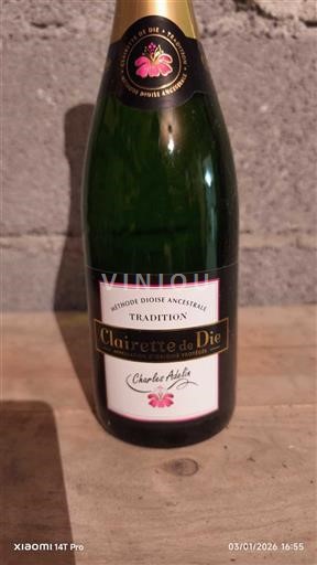 Rhône-dalen Clairette de Die Charles Adelin Tradition Ikke årgangsbestemt