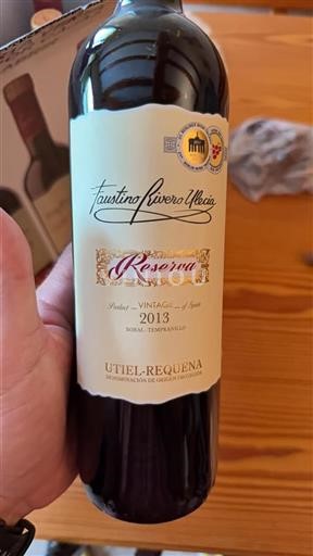 Cộng đồng Valencia Utiel-Requena Faustino Rivero Ulecia Reserva 2013