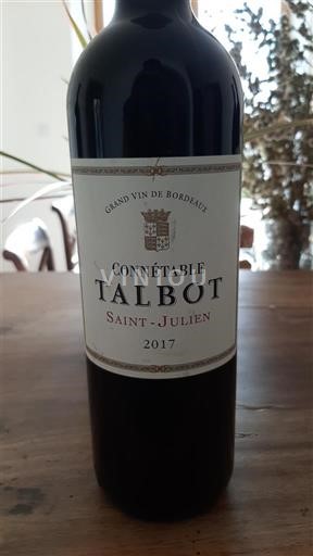 Bordeaux Saint-Julien Grand Cru Château Talbot Connétable 2017