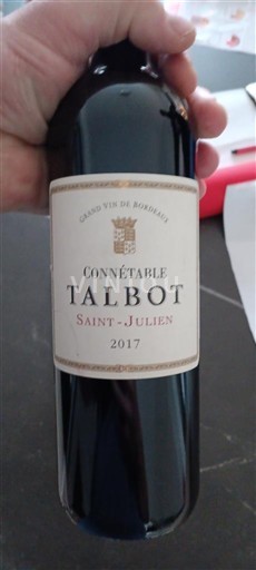 Bordeaux Saint-Julien Grand Cru Château Talbot Connétable 2017