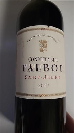 Bordeaux Saint-Julien Grand Cru Château Talbot Connétable 2017