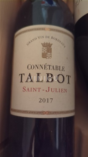 Bordoja Saint-Julien Grand Cru Château Talbot Connétable 2017