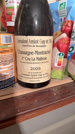 Borgogna Chassagne-Montrachet Premier Cru Domaine Amiot Guy et Fils 1er Cru La Maltroie 2009