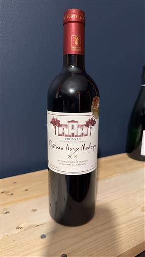 Bordoja Fronsac Château Vieux Mouleyre 2019