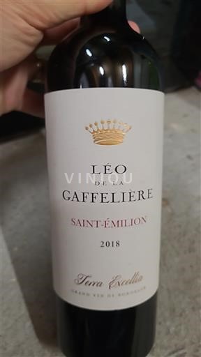 Bordeaux Saint-Émilion Léo de la Gaffelière Terra Excellia 2018