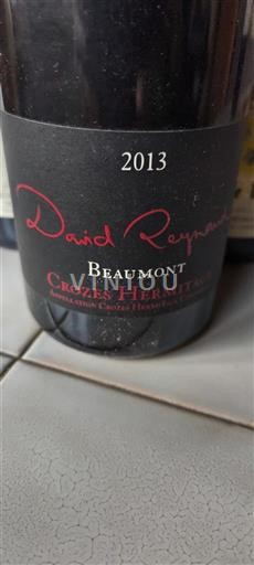 Thung lũng Rhône Crozes-hermitage David Reynaud Beaumont 2013