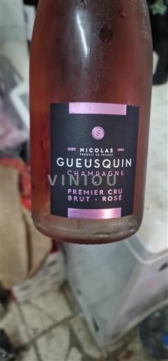 Champagne Premier Cru Nicolas Gueusquin Icke årgångsbetecknad