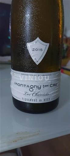 Burgundi Montagny Premier Cru Vignerons de Buxy Les Chaniots 2015