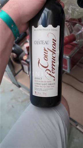 Bordeaux Lussac-saint-émilion Château Tour Perruchon 2007