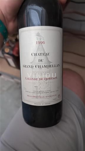 Bordéus Lalande-de-Pomerol Château Grand Chambellan 1996