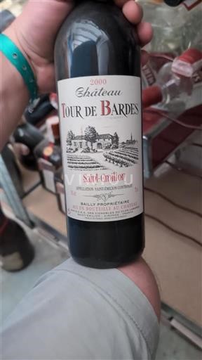 Bordeaux Saint-Émilion Château Tour de Bardes 2000
