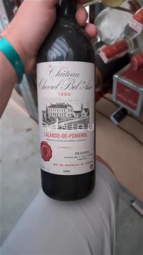 Bordeaux Lalande-de-Pomerol Château Chevrol Bel Air 1994