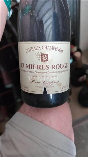 Samppanja Coteaux Champenois René Geoffroy Cumières Rouge Ei vuosikertaa