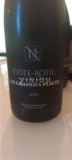 Valle del Rodano Côte-rôtie Nicolas Champagneux Les Grandes Places 2015