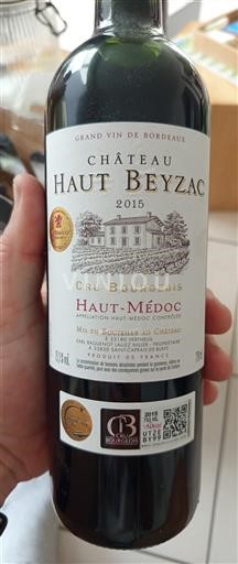 Bordeaux Haut-Médoc Château Haut Beyzac 2015