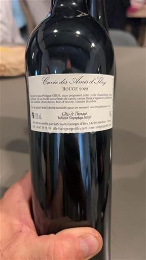 Languedoc ja Roussillon Côtes de Thongue Cuvée des Amis Ibry 2022
