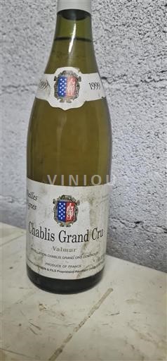 Vin Blanc sec Valmur Domaine Guy Robin & Fils 1999 France Bourgogne Chablis AOC Grand Cru