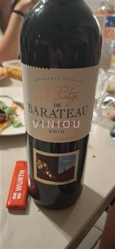 Bordeaux Haut-Médoc Barateau Le Prestige 2010