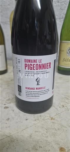 Vin Rouge sec Le Pigeonnier 2023 France Vallée du Rhône AOC bio