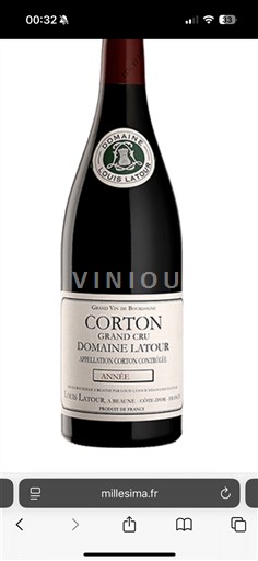 Borgoña Corton Grand Cru Domaine Louis Latour 2023