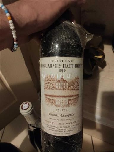 Bordeaux Pessac-Léognan Château Les Carmes Haut-Brion 1989
