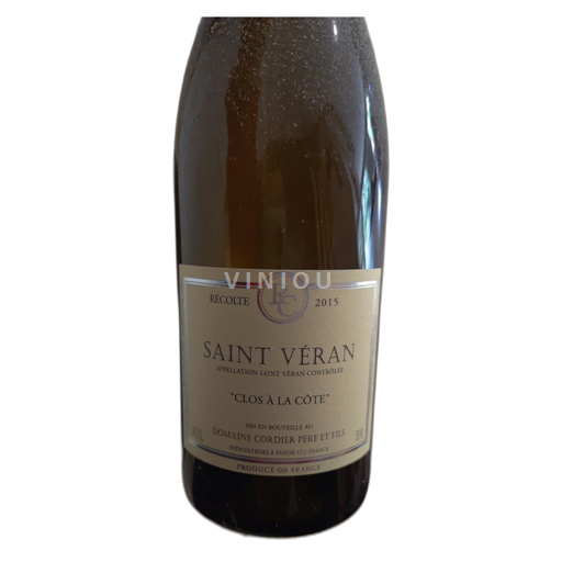 Burgund Saint-Véran Domaine Cordier Père et Fils Clos à la Côte 2015