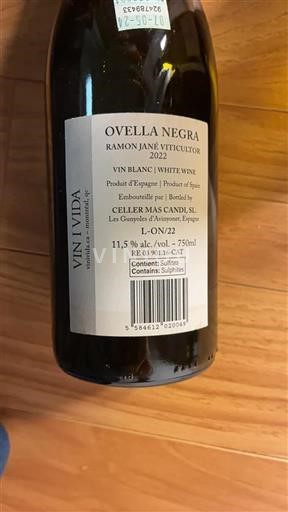 Katalánsko Nespecifikováno Celler Mas Candi Ovella Negra 2022