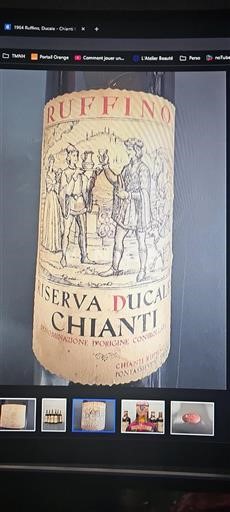 Toskánsko Chianti Ruffino Riserva Ducale 1964