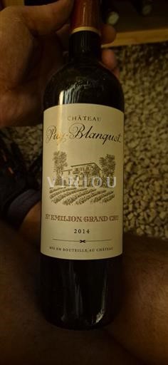 Bordeaux Saint-Émilion Grand Cru Château Côte Puyblanquet 2014