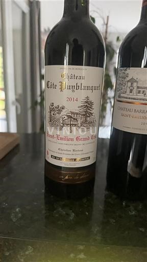 Bordeaux Saint-Émilion Grand Cru Château Côte Puyblanquet 2014