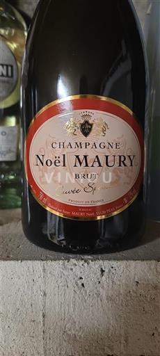 Champaña Champán Noël Maury Spéciale Sin añada