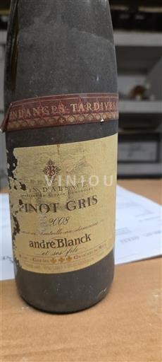 Alsasko Rulandské šedé Vendanges Tardives André Blanck 2008