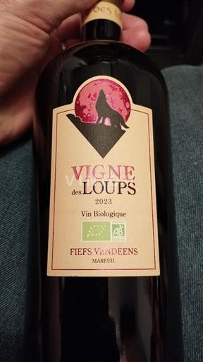 Loire Valley Fiefs Vendéens Vigne des Loups 2023