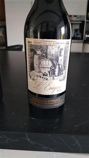 Bordeaux Bordeaux Supérieur L'Énigme 2016