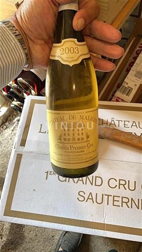 Bourgondië Chablis Premier Cru Château Maligny Fourchaume 2003